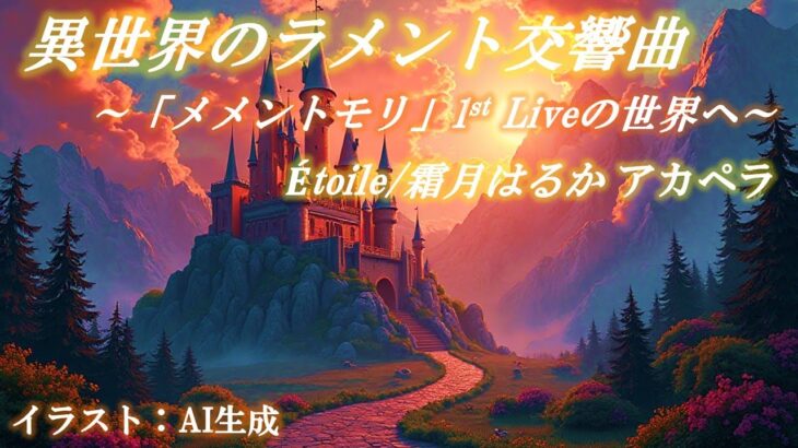 異世界のラメント交響曲。「メメントモリ」1st Liveの世界へ。アカペラは Étoile/霜月はるか！【異世界リポート / 歌ってみた】 #異世界 #歌ってみた #アカペラ #メメントモリ