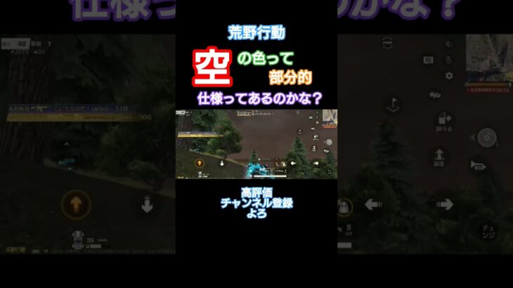 #荒野行動#できるだけ毎日投稿 #空の色は茶色？#高評価とチャンネル登録よろしくお願いします