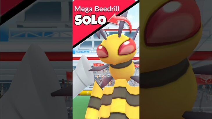 *SOLO Mega Beedrill🐝With✨️Mega Rayquaza in Pokemon GO