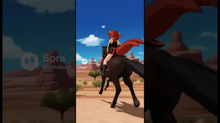 【AI生成】自称リバティアイランド（仮）3D化#ウマ娘プリティーダービー #リバティアイランド #sora2