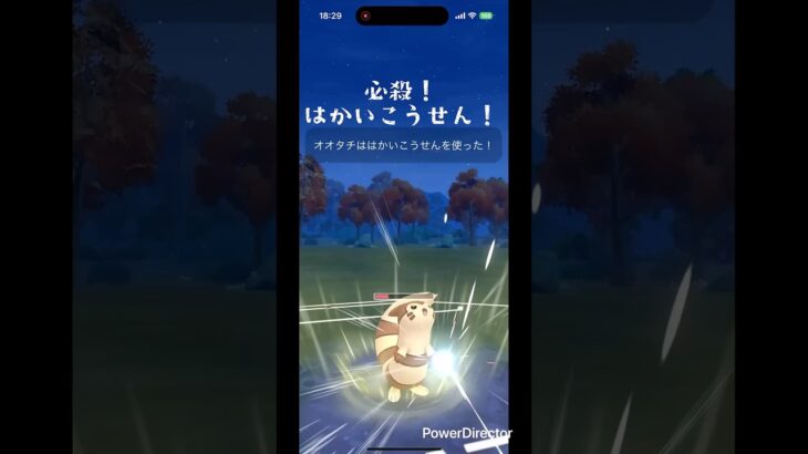 オオタチのはかいこうせん！ #ポケモンgo #gobattleleague #shorts