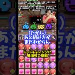 【まだ分からん】十字の組み方が非常に難しい #たかし #パズドラ