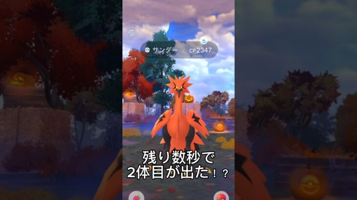 【ポケモンGO】2体目？…え！？　#ポケモンgo #ポケモン #ガラル三鳥 #shorts