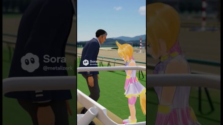 【AI生成】レース前のバレットピューマ#ウマ娘プリティーダービー #sora2