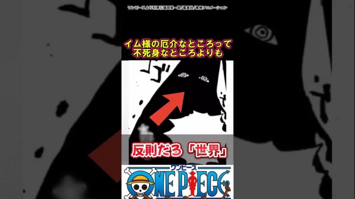 【ワンピース】イム様の厄介なところって…#ワンピース