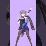 刻晴で「輝夜の城で踊りたい｣ 【原神 MMD】　#shorts
