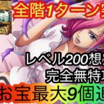 [トレクル]海賊王への軌跡VSレイジュレベル200想定の無特攻編成紹介！全階1ターン突破でストレスフリー！[OPTC][海賊王への軌跡]