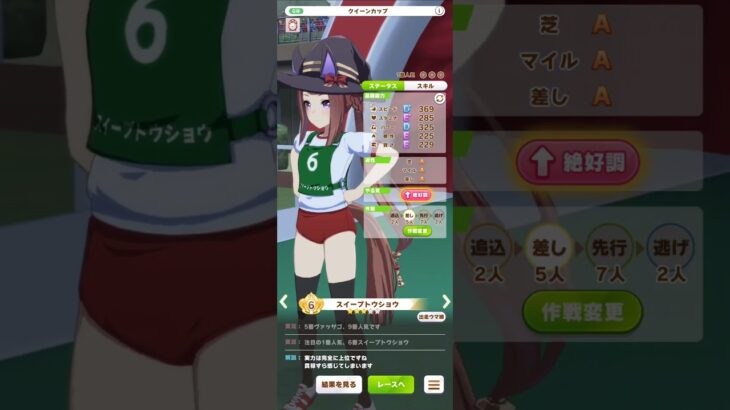 #ウマ娘  #ウマ娘プリティーダービー   スイープトウショウ パドック(赤ブルマ)