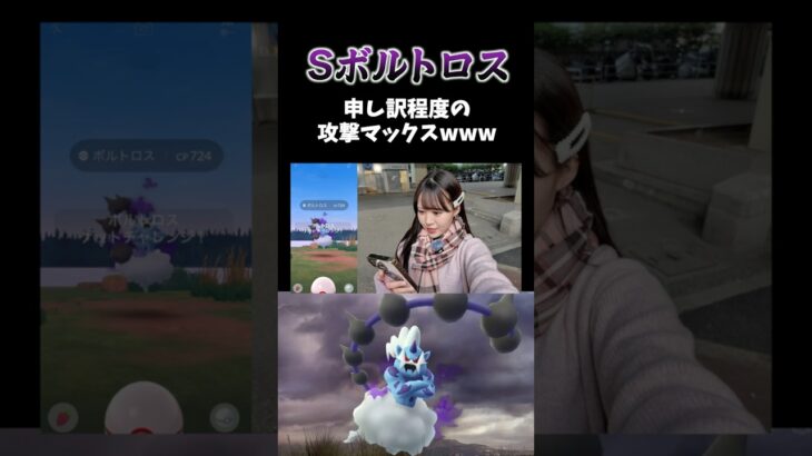 【Sボルトロス】みんなの個体値も教えてね★ #ポケモンgo #shorts #pokemongo