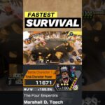 The Fastest Unit in Survival 100?! 🥶🥶 – EX V2 Blackbeard BB in One Piece Bounty Rush #opbr