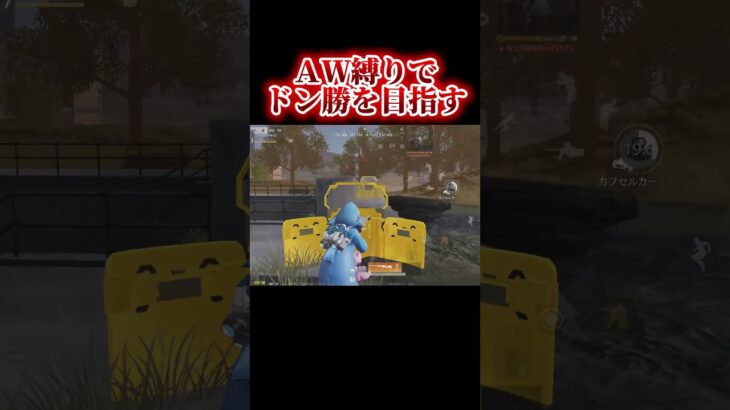 AW縛りでドン勝を目指す【荒野行動】