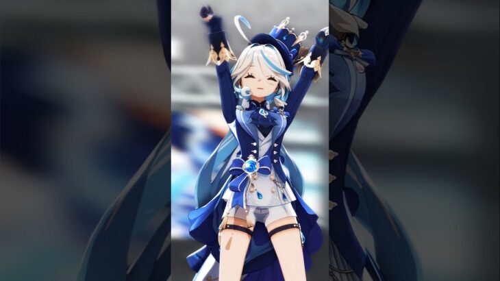 【 原神 MMD 】 フリーナ 【 Bのリベンジ  】#shorts #フリーナ #原神 #Bのリベンジ