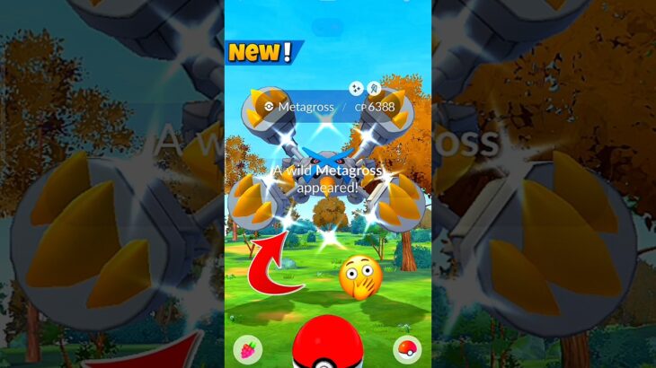 New wild✨shiny Mega Metagross in pokemon go #soparstart #pokemon #shinypokemon #pokemongo #mega