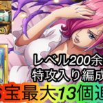 [トレクル]海賊王への軌跡VSレイジュ特攻入りレベル200対応編成紹介！[OPTC][海賊王への軌跡]