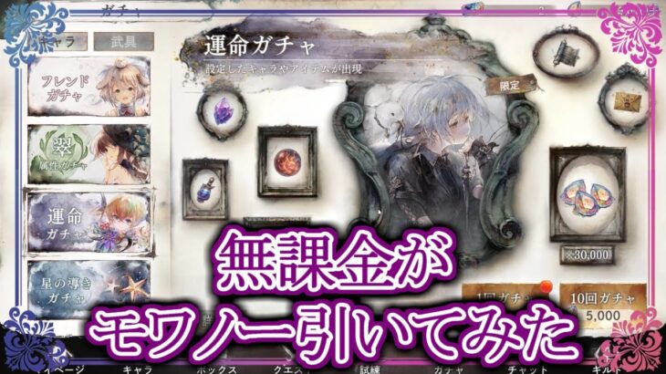 【メメントモリ】無課金がモワノー引いてみた【メメモリ】
