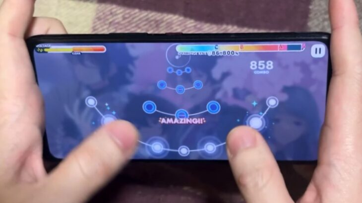 【あんスタMusic】朧 (special)　フルコンボ親指手元【あんさんぶるスターズ！！Music】