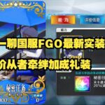聊一聊国服FGO最新实装的骑阶从者牵绊加成礼装
