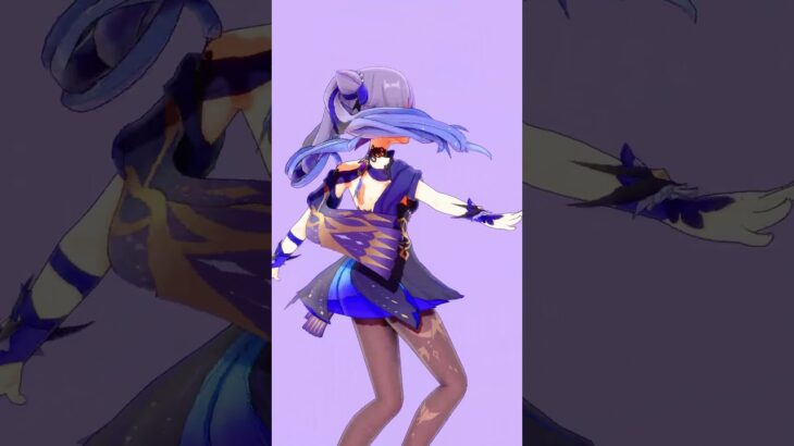 刻晴で「ハッピーミルフィーユ」【原神 MMD】#shorts