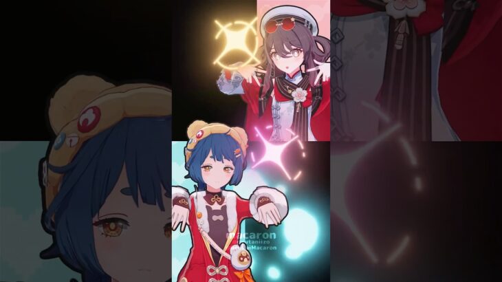 👻胡桃　香菱🌶️／PPPP【原神/MMD/Genshin impact】#原神 #genshinimpact #hoyocreators #hutao #xiangling #shorts