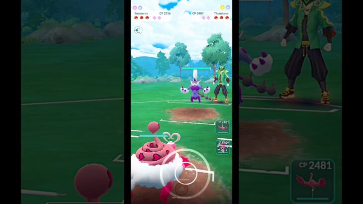 ✨️Enamorus VS✨️Thundurus PVP Battle in Pokemon Go