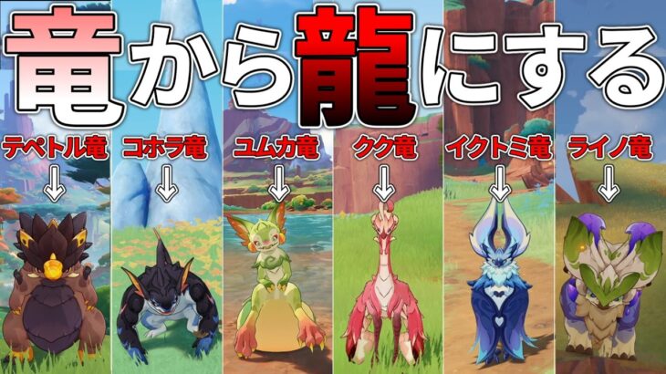 【原神】ナタの乗り物でしかない竜の攻撃を最強にして龍にしたかった