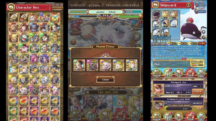 One Piece Treasure Cruise(OPTC) Android/IOS starter mid-endgame accounts. Kizuna