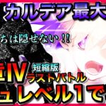 【FGO】Lv1マシュで奏章Ⅳラストバトルに挑戦！【奏章Ⅳ】