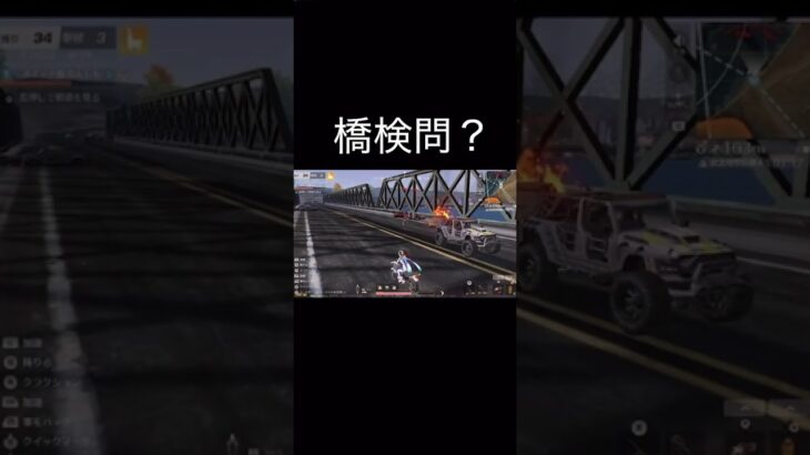 【荒野行動】 橋検問？ #荒野行動 #shorts