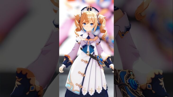 【 原神 MMD 】 バーバラ 【 Bのリベンジ  】#shorts #バーバラ #原神 #Bのリベンジ