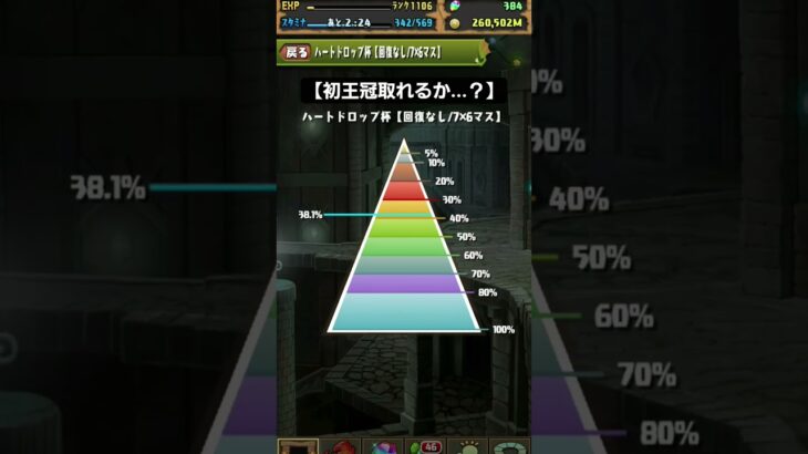 【パズドラ】ハートドロップ杯・初心者なりにがんばった #パズドラ #ハートドロップ杯