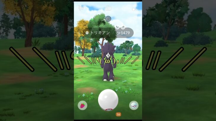 【ポケモンGO】色違い確率アップ トリミアンのレイドデイ？！ #shorts