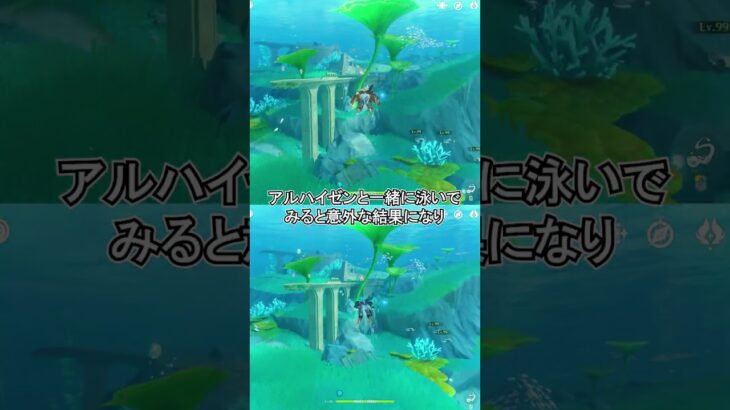 【原神】ファルカは水中でも優秀です