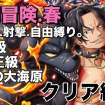 【トレクル】共闘冒険.春！タイプ属性縛り（知属性）全同一攻略編成！