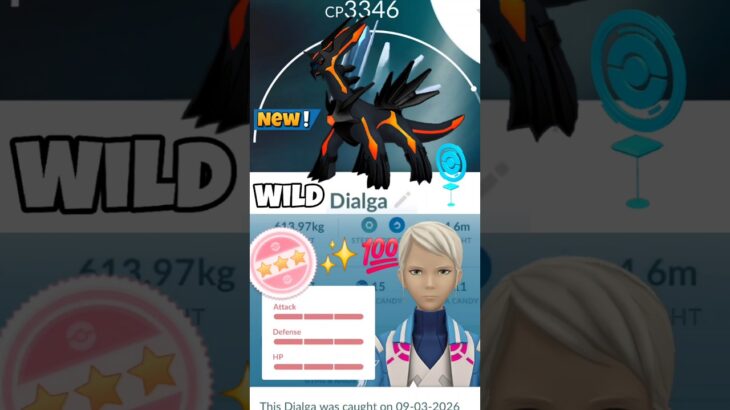 OMG😲Wild💯Hundo Dialga Spawn in Pokemon Go