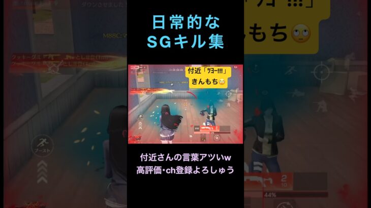 SG厨のキル集【荒野行動】#荒野行動 #クリップ #キル集