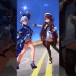 【 原神MMD 】胡桃  フリーナ 【Chatter Chatter後半】#ChatterChatter #Chatter2Challenge