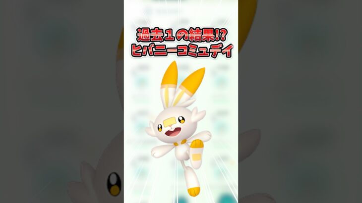 【ポケモンGO】ヒバニーコミュデイ結果発表！過去最高の結果に歓喜😭 #ヒバニー #communityday #shorts