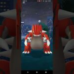 ポケモンGO！野獣ゲンシグラードン先輩ワンパンしてみた！