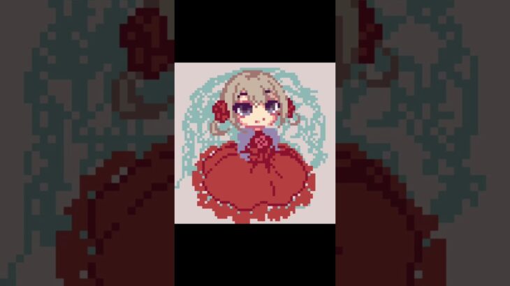 【メメントモリ】リリコットをドットで描いてみた #メメントモリ #リリコット #pixelart