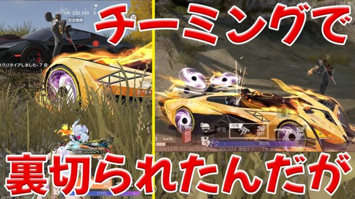 合法チーミングが楽しすぎるwww　#荒野行動