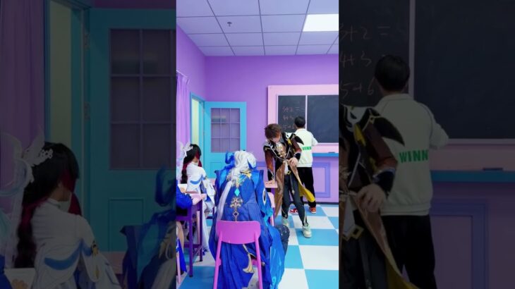 迟到该怎么骗过老师#原神#哥伦比娅#芙宁娜