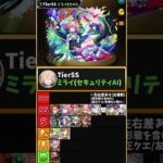 【モンスト】ワンパン友情TOPクラス！ミライ激獣Tier表＆キャラの魅力を解説!!!《激獣神祭》【VOICEVOX解説】【モンスターストライク】 #モンスト #shorts #モンスターストライク