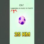 🤯✨️Legendary egg hatch in pokemon go is DREAM.