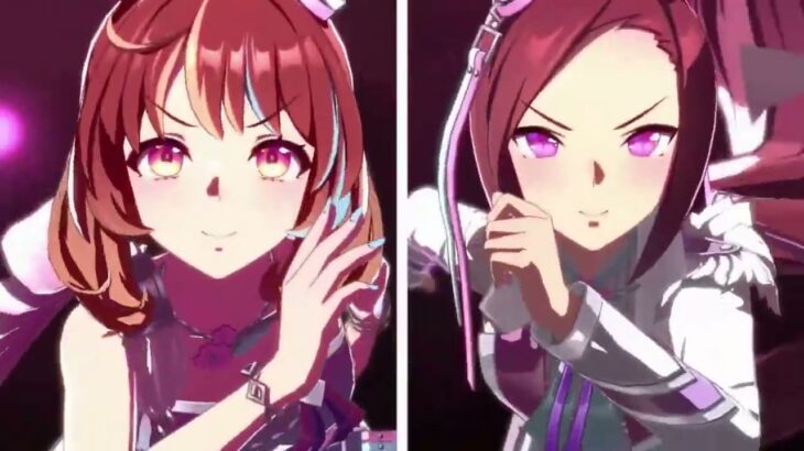 バクシンオー×ノースフライト：ドロワダンスシーン「ウマ娘プリティーダービー」