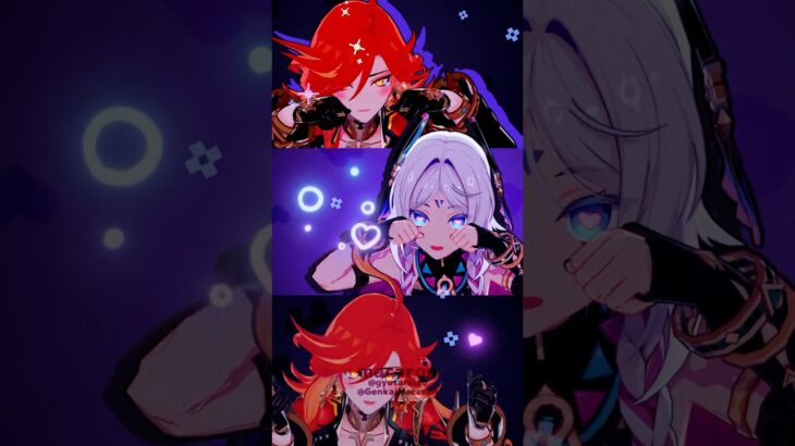 🔥マーヴィカ　シトラリ✨／Cry For Me【原神/MMD/Genshin impact】#原神 #genshinimpact #mavuika #citlali #natlan #shorts