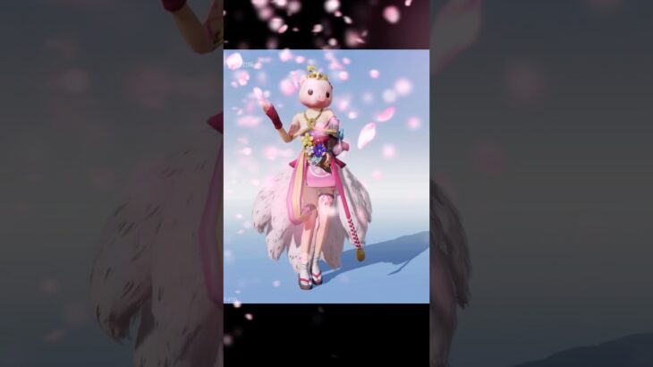 久しぶりに #荒野行動 のエモートを使って作りました( ◜ω◝  و)و”♪ 最近は離れてるけど荒野でも遊ぼうか🌸*･