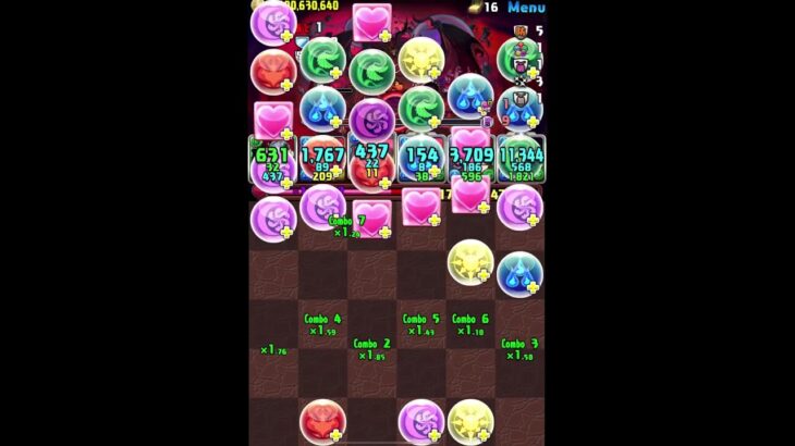 学園ミオンとか使ってみた パズドラ#shorts