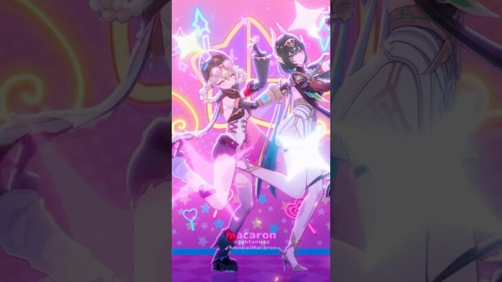 🐈ヤフォダ　ネフェル🐈‍⬛／プリマドンナ【原神/MMD/Genshin impact】#原神 #genshinimpact #nefer #jahoda #shorts