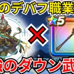 【ドラクエウォーク】最強のデバフ役と最強のテンションダウン武器を掛け合わせたら強いんじゃないか？！？！