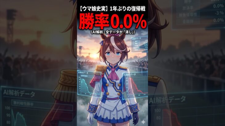 【ウマ娘史実】AIが”消し”と断じた帝王の奇跡